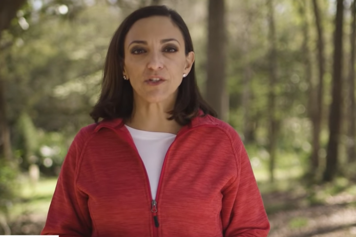 State Rep. Katie Arrington is seen in this screenshot from a video posted on her campaign website.
